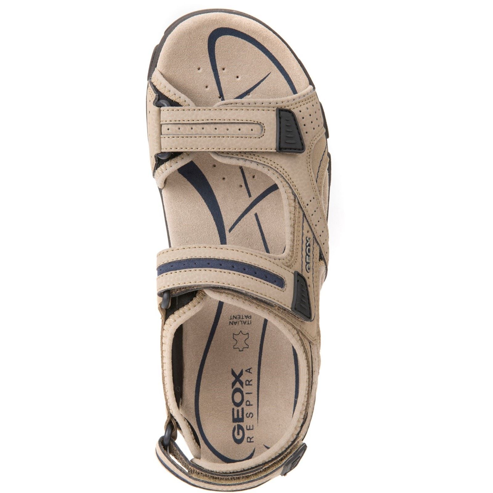 Geox UOMO SANDAL STRADA Tongs Pour Hommes Sand/navy