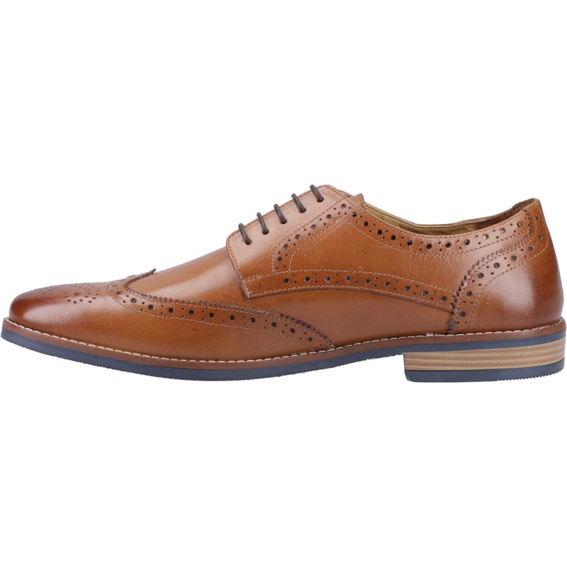 Hush Puppies Mack Chaussures Richelieu Homme En Cuir Marron Clair