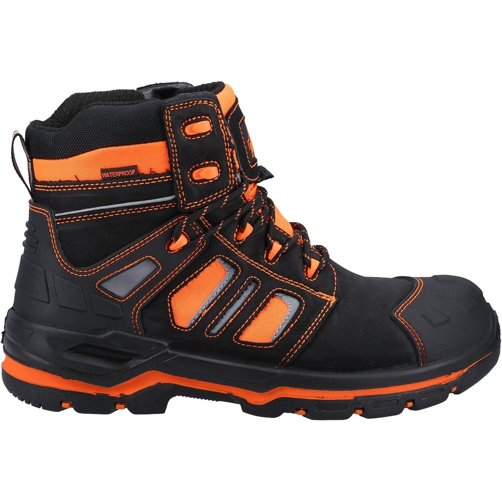 Amblers Safety Bottes De Sécurité En Cuir Orange Radiant