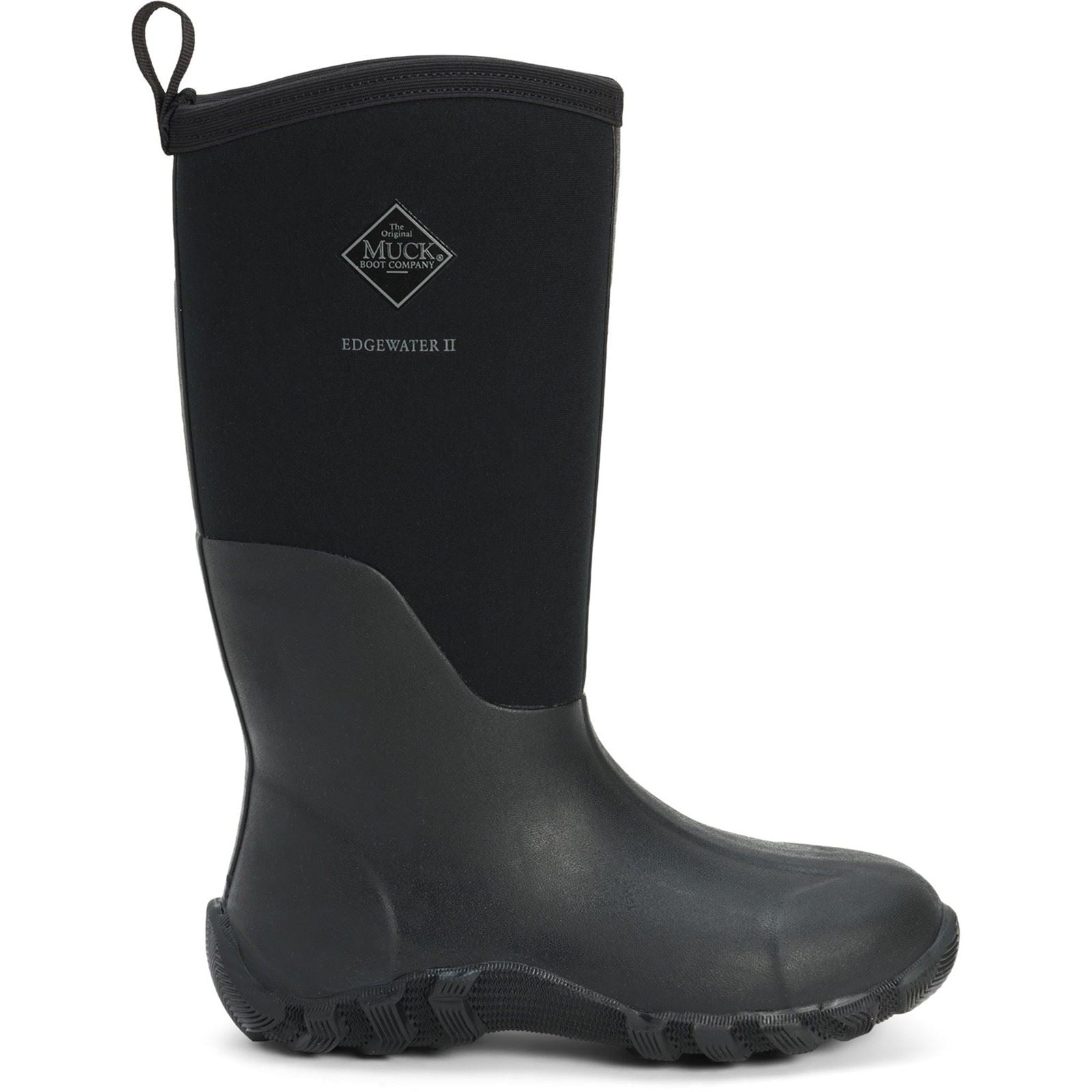 Muck Boots Edgewater II Bottes En Caoutchouc Noires Wellington