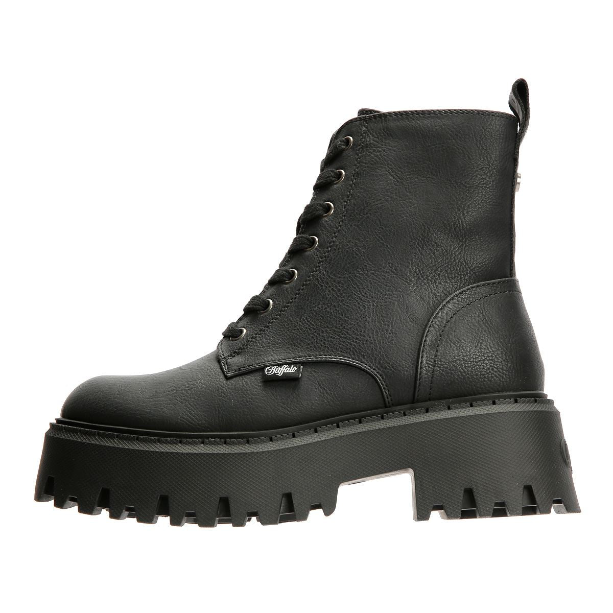 Buffalo Aspen Lace Up Warm Bottes Noires Pour Femmes