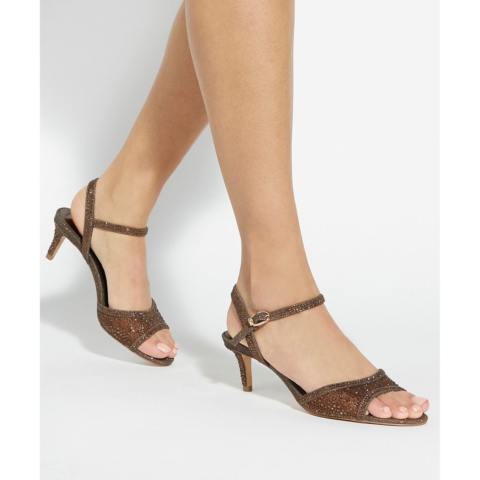 Dune Manicure Sandales Brunes Pour Femmes