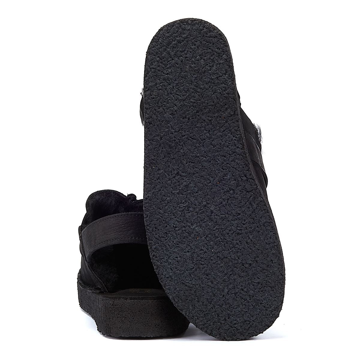Clarks Originals Trek Mule Sling Doublé Chaussures Confort Femme Noir