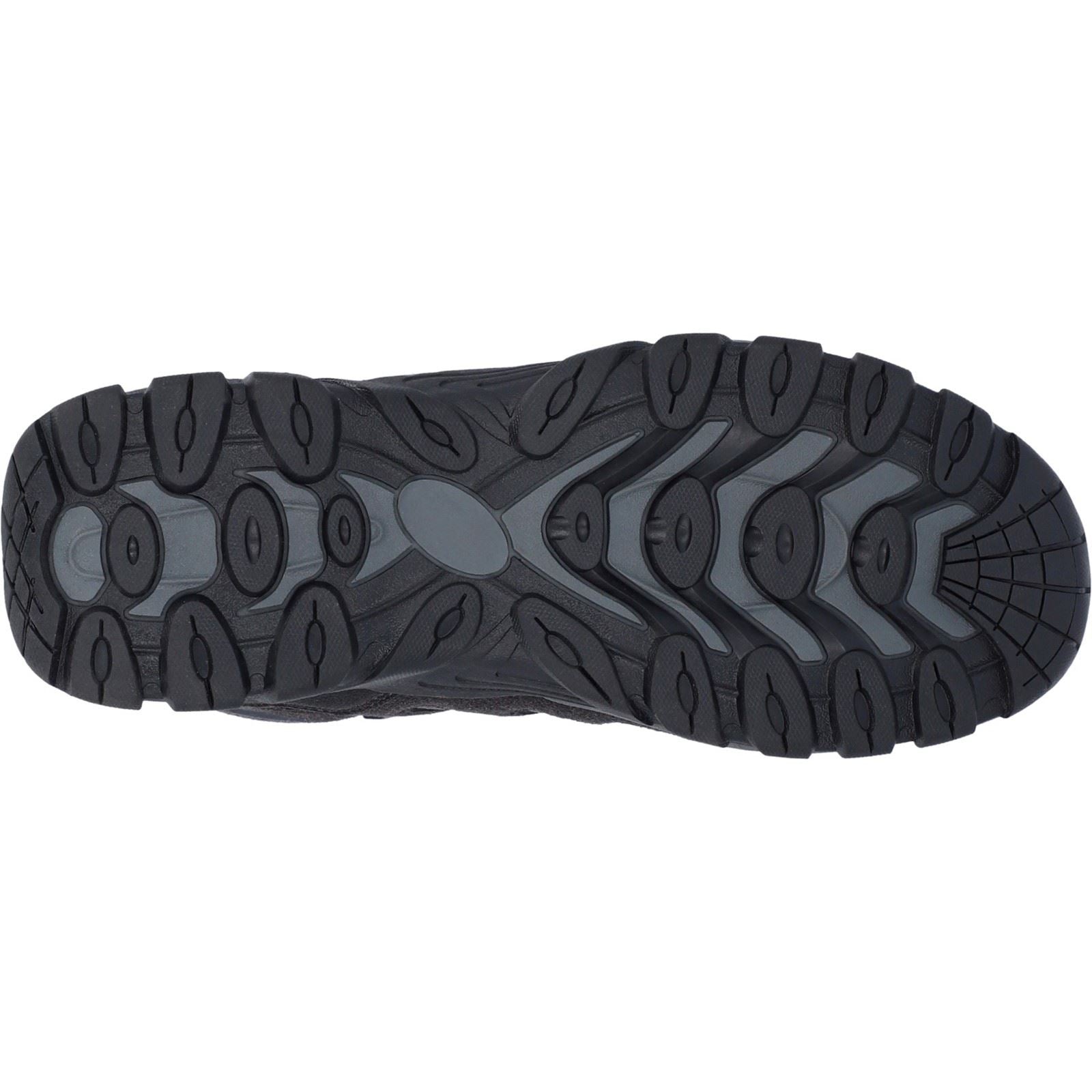 Hi-Tec Corzo Mid Bottes De Randonnée Pour Hommes En Polyuréthane Couleur Charbon/Marine