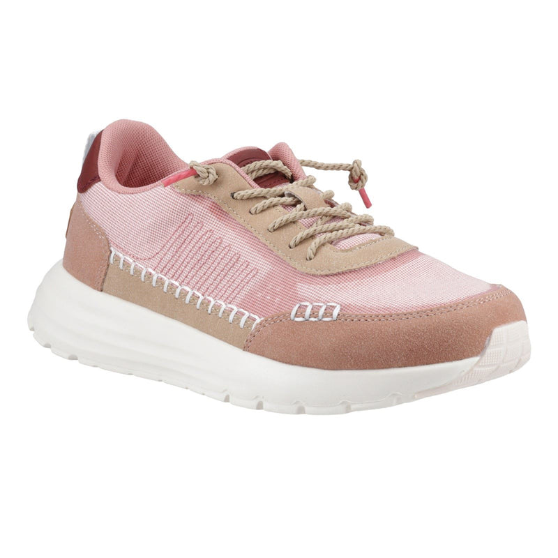 HEYDUDE Sirocco Alta Boho Sneakers Pour Femmes En Mélange De Polyester Rose