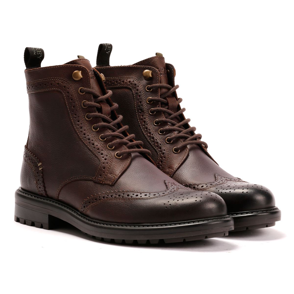Osprey London The Professor Bottes En Cuir Pour Hommes Marron