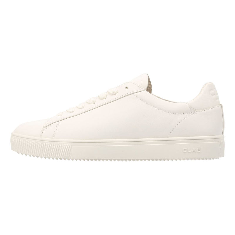 Clae Bradley Essentials Baskets Blanches En Cuir Pour Hommes