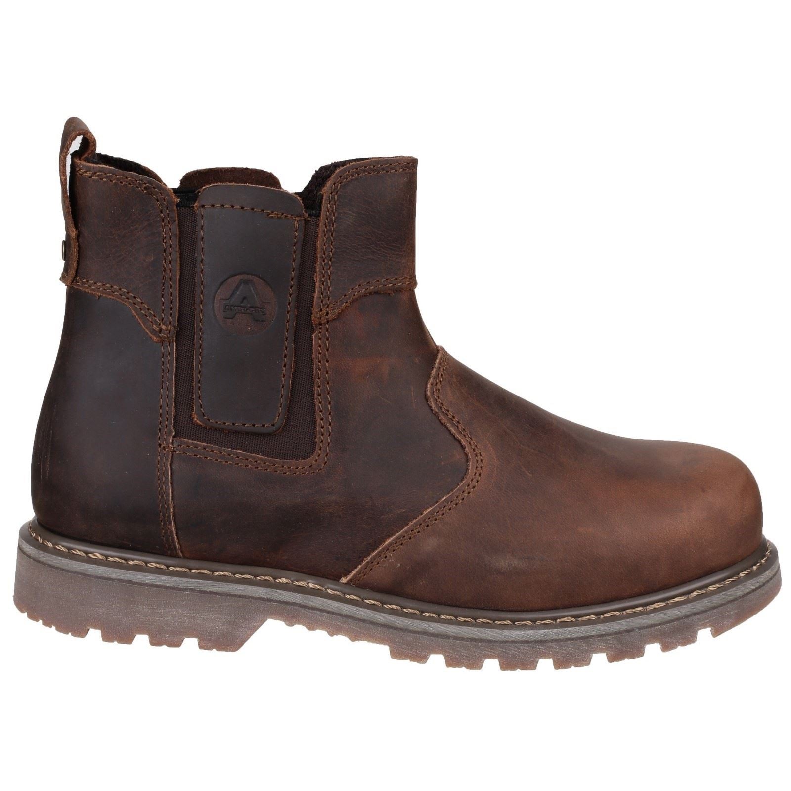 Amblers Safety Bottes De Sécurité En Cuir Marron Fs165