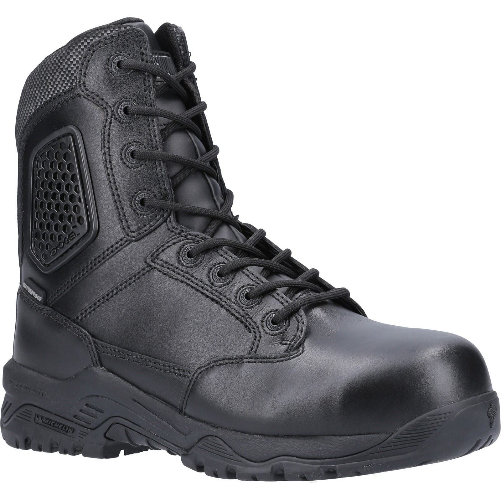 Magnum Bottes De Sécurité En Cuir Noir Strike Force 8.0