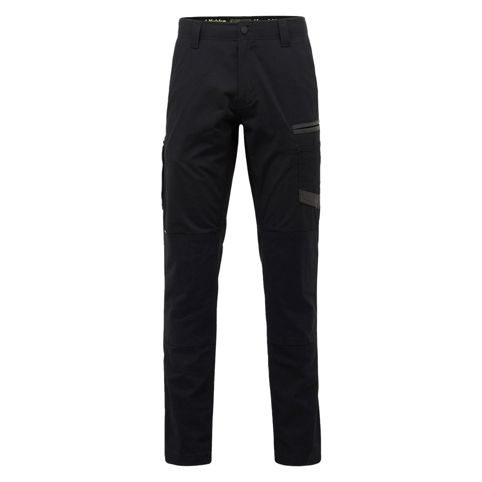Hard Yakka Raptor Active Pantalons Noirs En Coton Pour Hommes - Extérieur