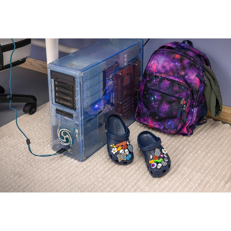 Crocs Toddler Classic Mocassins En Thermoplastique Bleu Marine