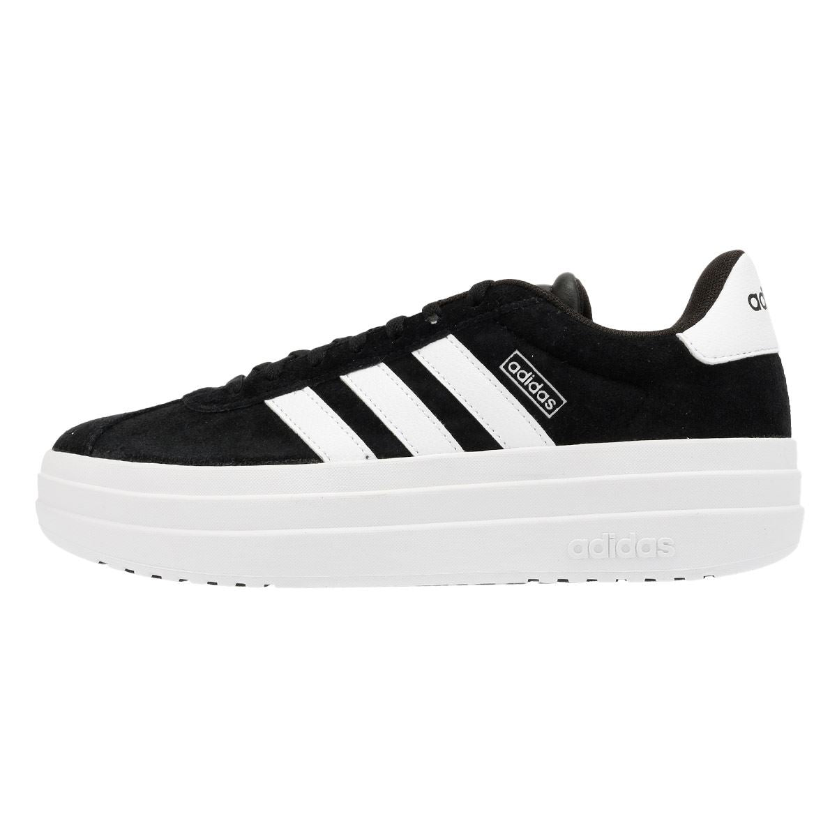 Adidas VL Court Bold Baskets Noires En Cuir Pour Femmes