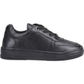 Hush Puppies Dougie Baskets Noires En Cuir Pour Garçons