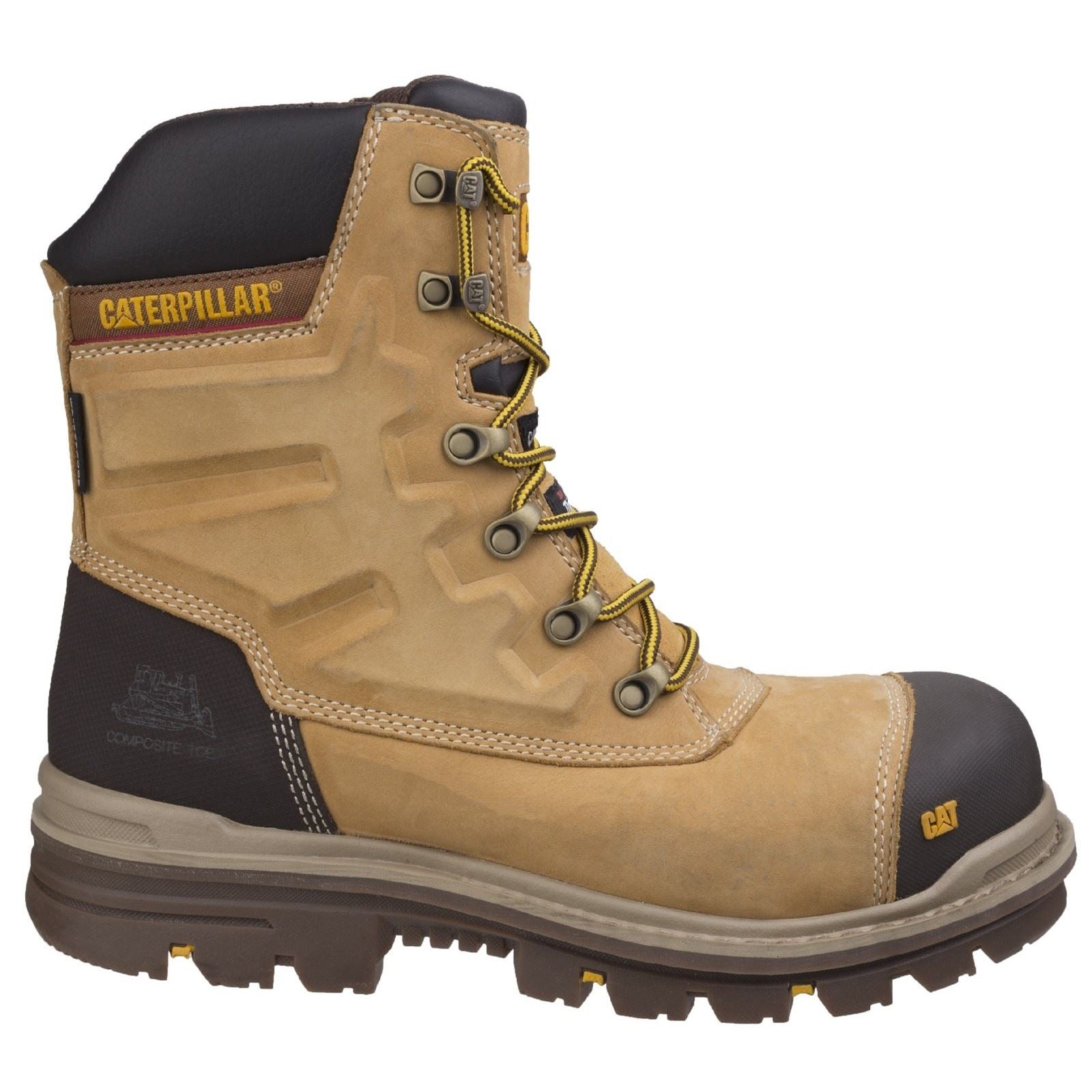 Caterpillar Bottes De Sécurité Premier Nubuck Honey