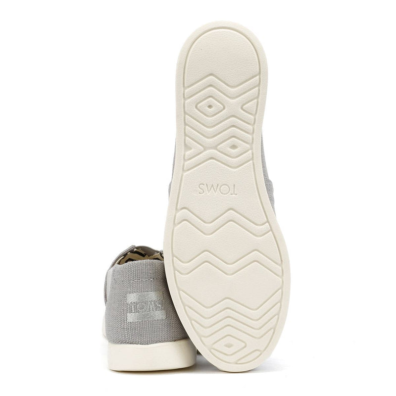 TOMS Alpargata Plus Heritage Espadrilles En Toile Grise Pour Femme