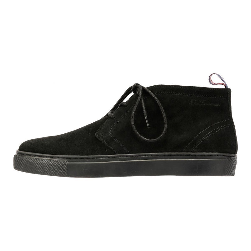 Ben Sherman Parka Bottes Noires En Daim Pour Hommes