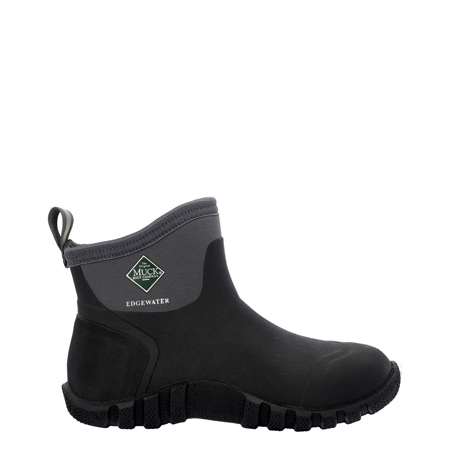 Muck Boots Edgewater Classic 6” Ankle Bottes En Caoutchouc Noires Wellington