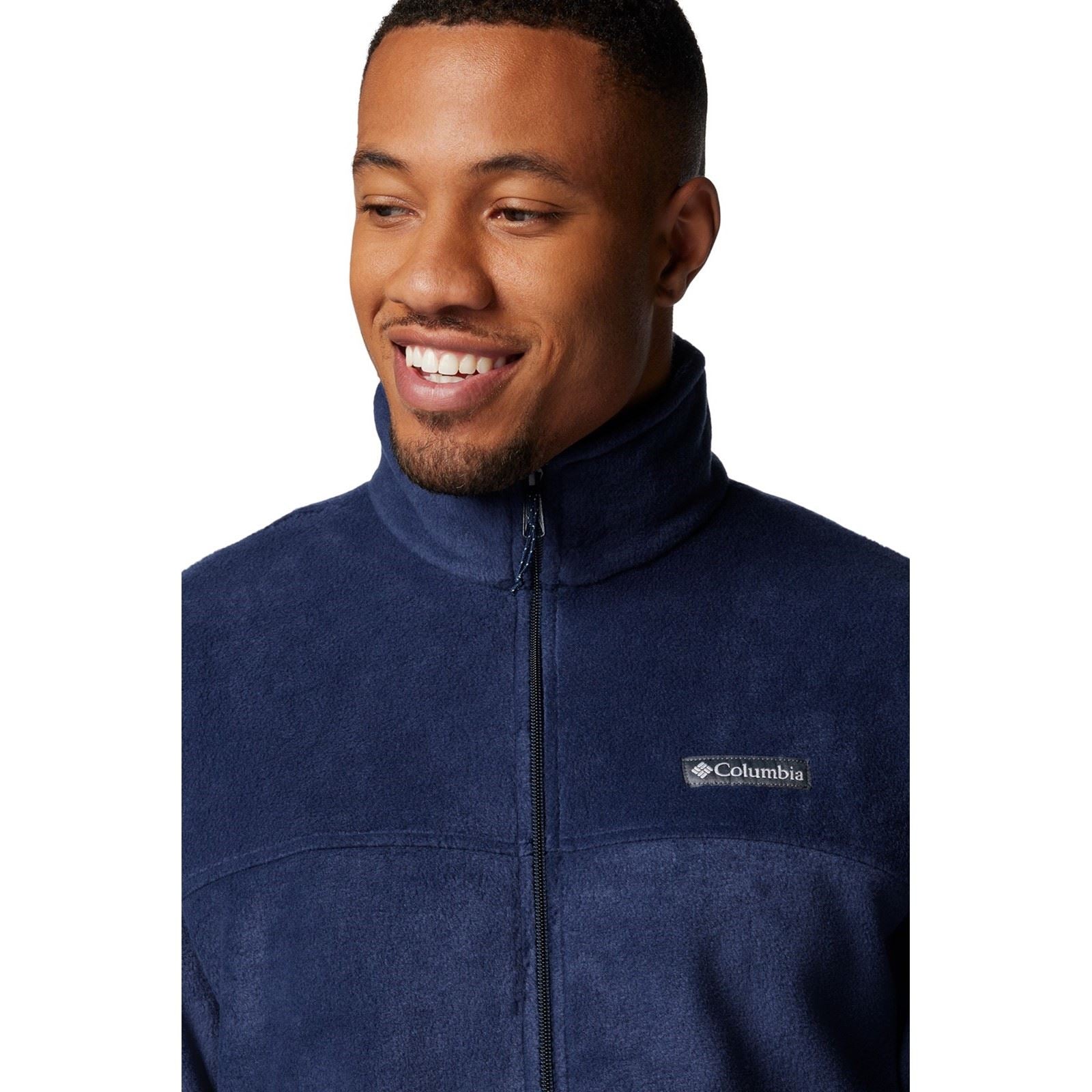 Columbia Steens Mountain Full Zip 2.0 Veste En Polaire Bleue Pour Homme