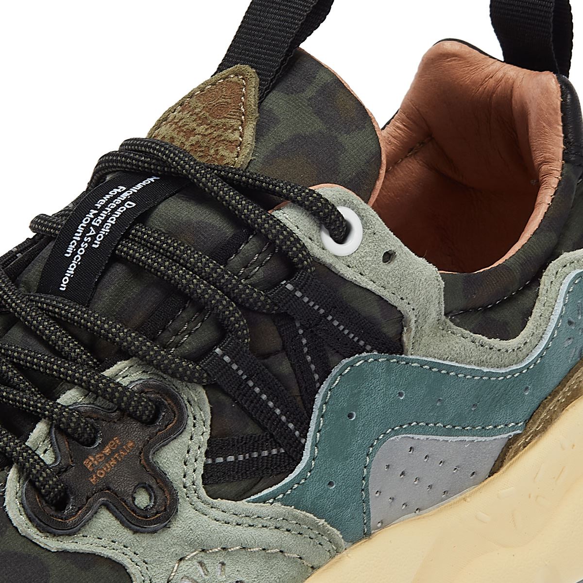 Flower Mountain Yamano 3 Baskets En Daim Noir/Gris