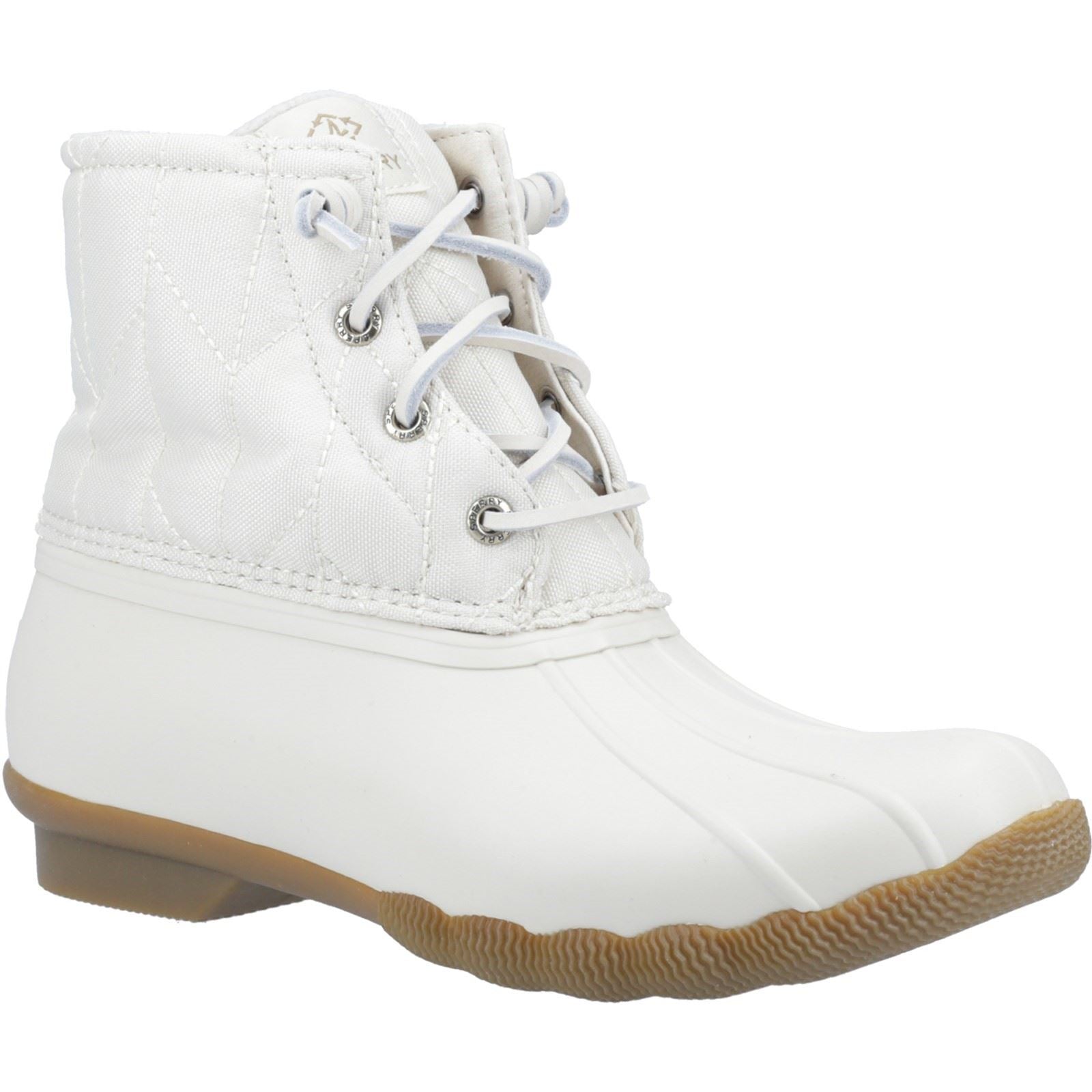 Sperry Saltwater SeaCycled RPET Bottes De Pluie Ivoire En Synthétique