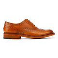 Ben Sherman Sugarman Brogue Chaussures En Cuir Marron À Lacets Pour Homme