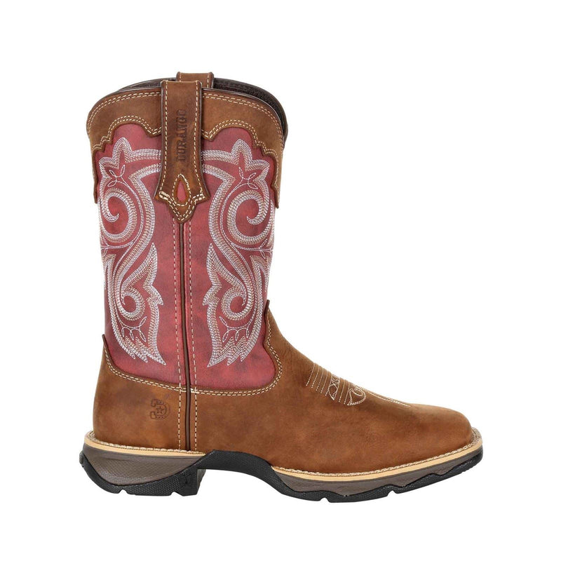Durango Lady Rebel Bottes En Cuir Pour Femmes Marron/Rouge Rouille Briar