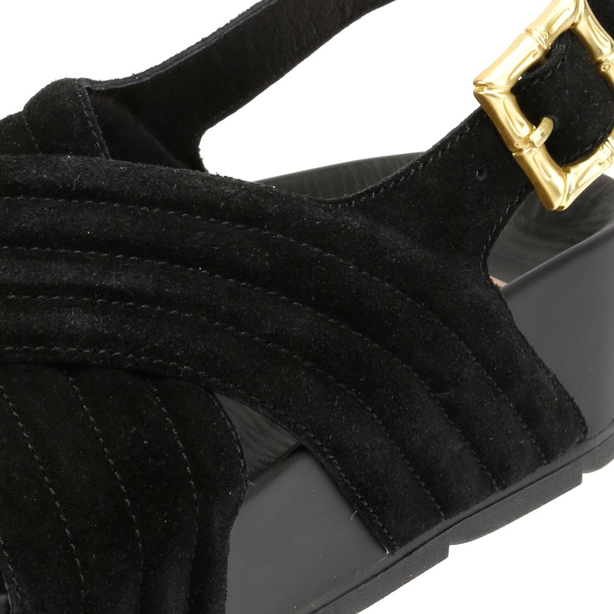 Desert Fleur Sparks Sandales Noires Pour Femmes En Suède