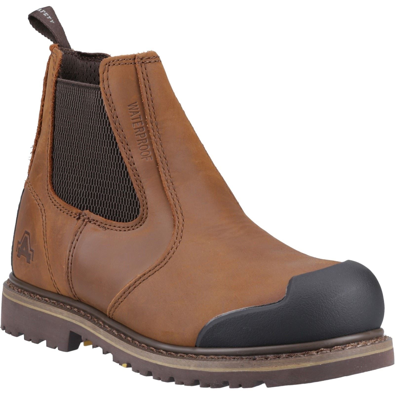 Amblers Safety Bottes De Sécurité En Nubuck Marron Fs225