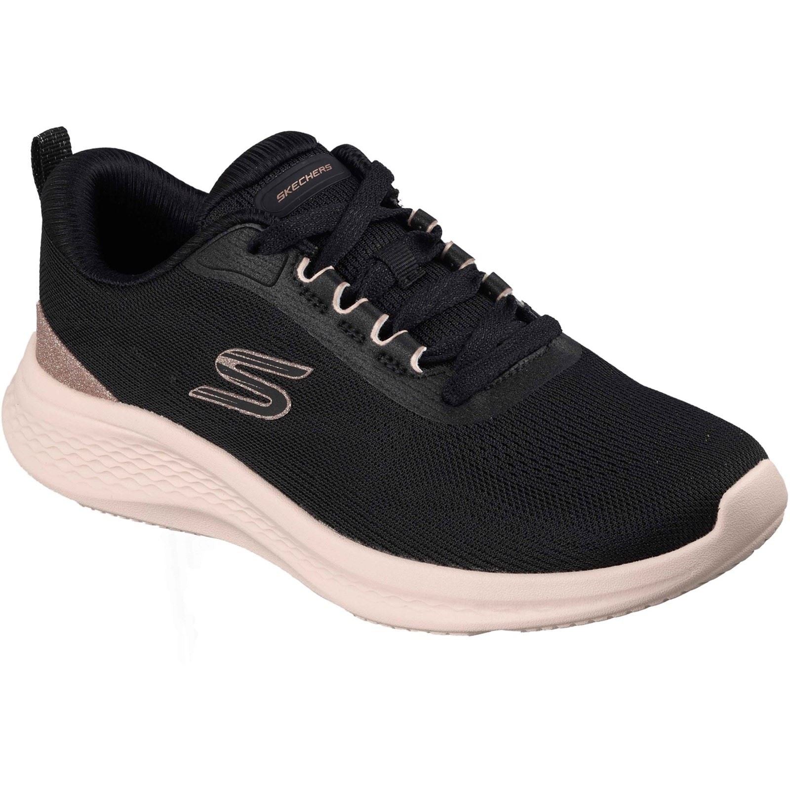 Skechers Skech-Lite Pro 2.0 Baskets Noires/Rose Gold Pour Femmes En Polyester