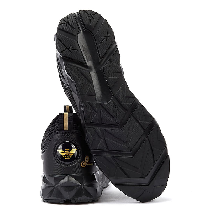 EA7 Baskets Homme Noires Ultimate C2 Kombat Winter Triple.