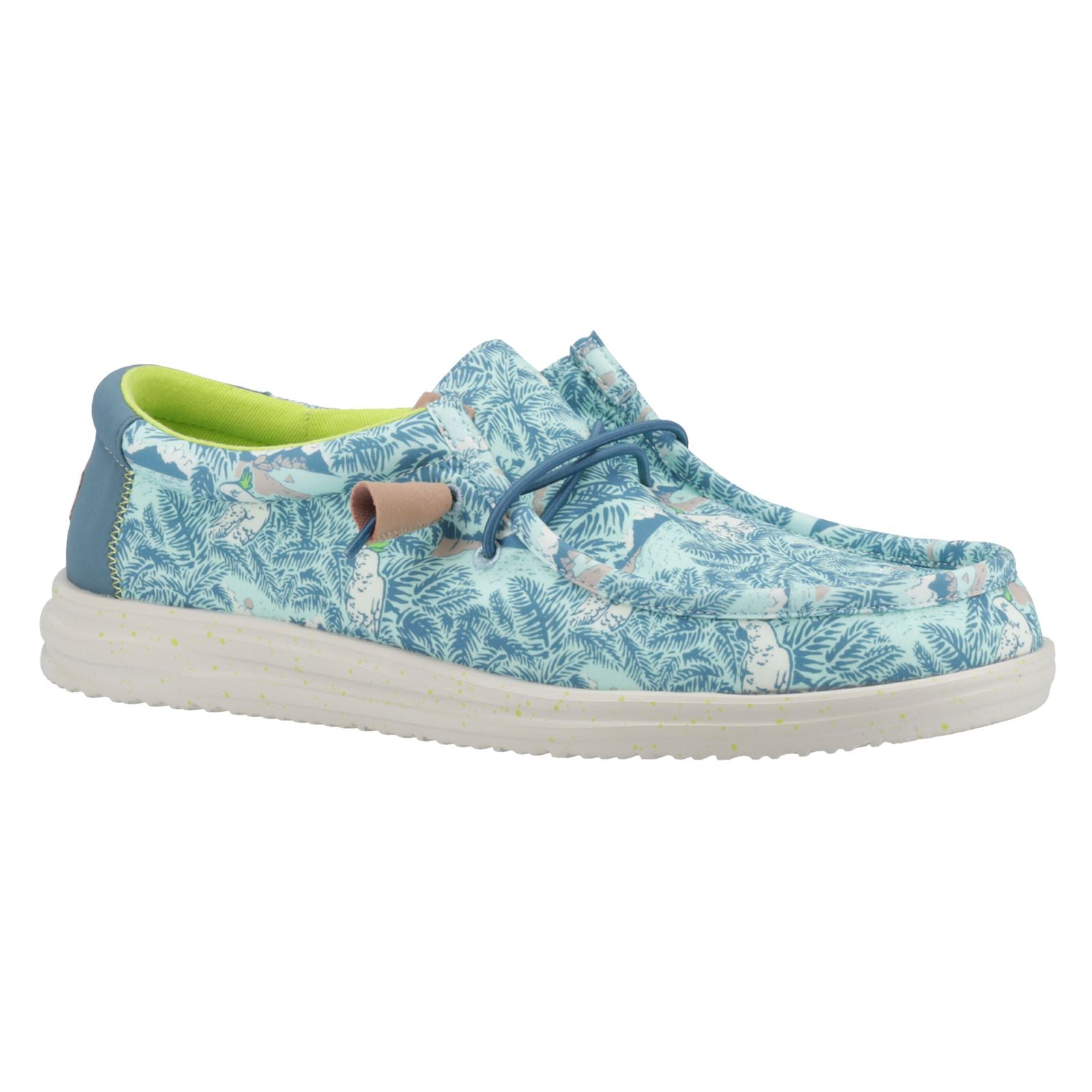 HEYDUDE Wally H2O Tropical Chaussures Bateau Tropicales Bleues Pour Homme