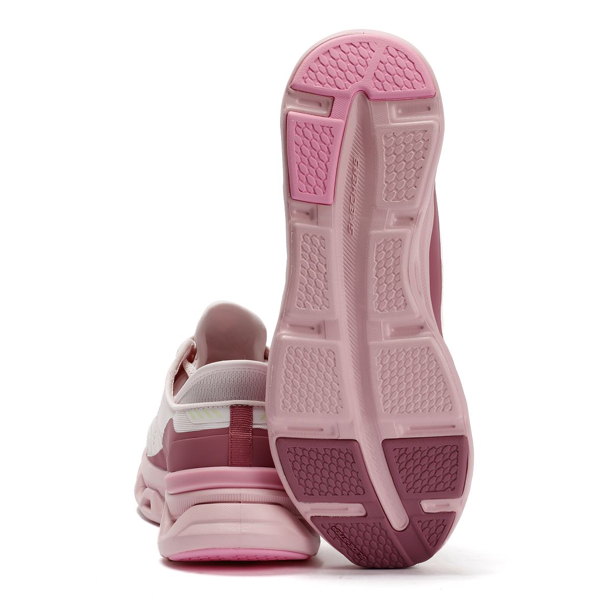 Skechers Slip-Ins Glide Step Altus Baskets En Maille Pour Femmes En Rose