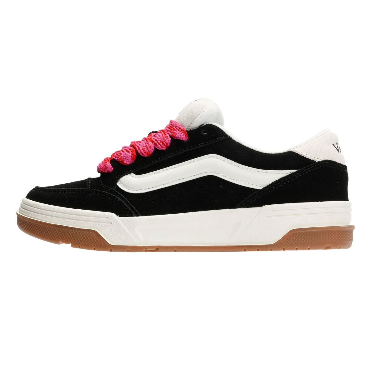 Vans Hylane Oversized Lace Baskets Noires Pour Femmes