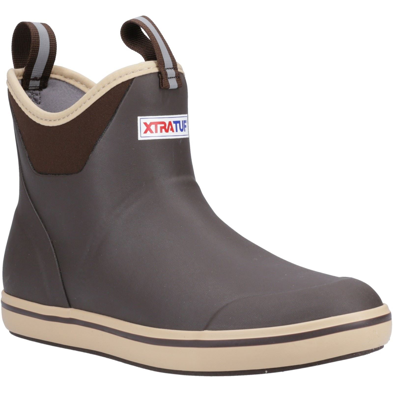 Xtratuf Bottes En Caoutchouc Wellington Chocolat/Tan À Hauteur De Cheville