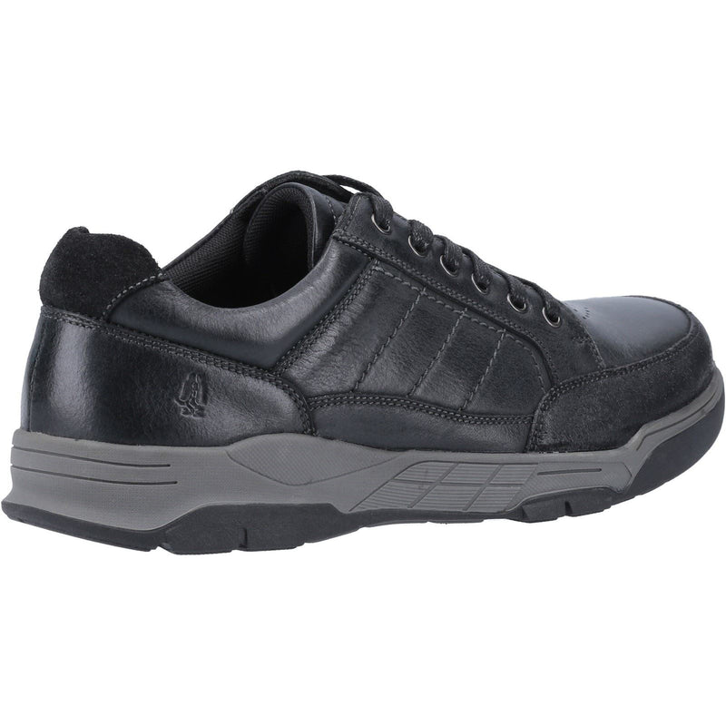 Hush Puppies Finley Chaussures En Cuir Noir À Lacets Pour Hommes