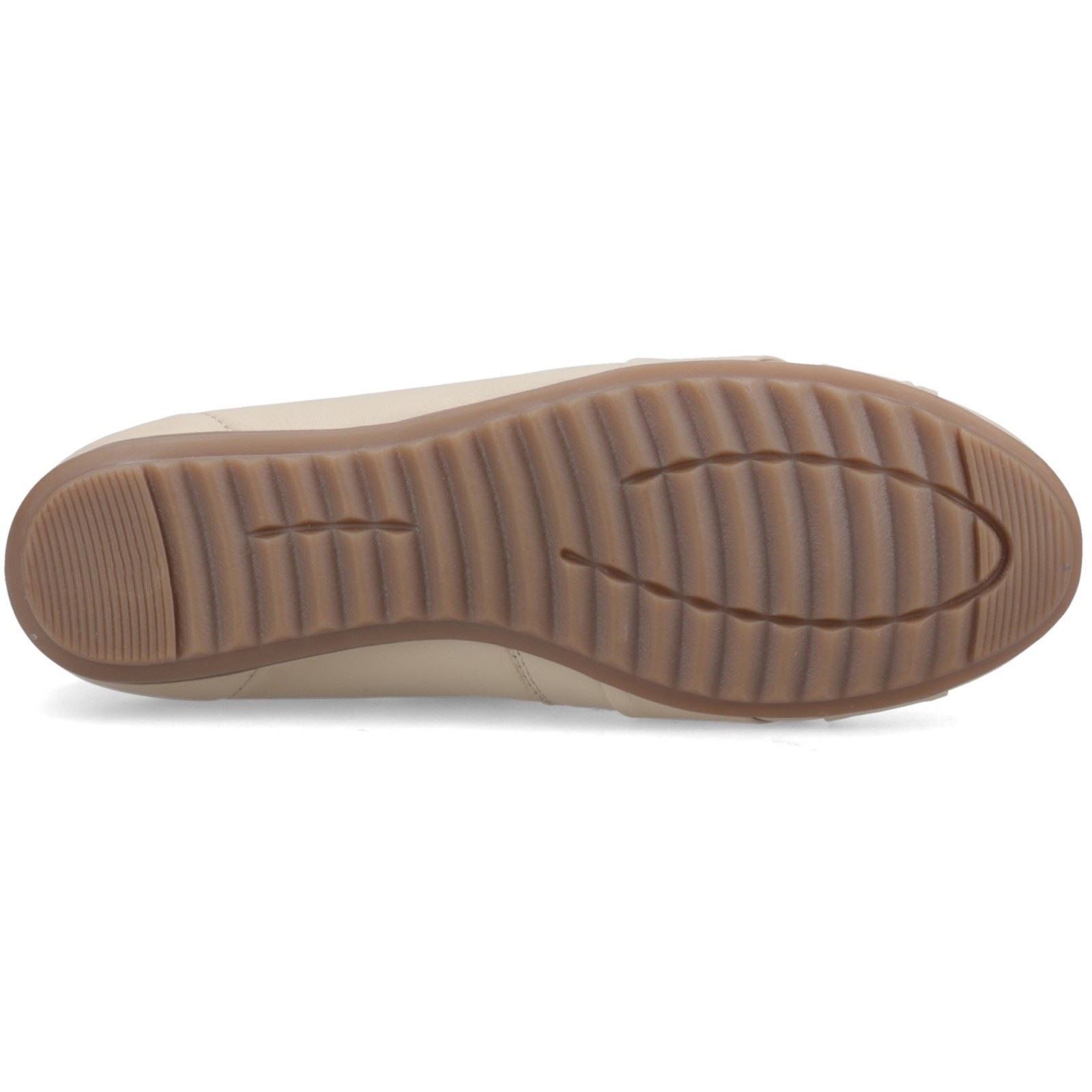 Hush Puppies Lilith Ballerines En Cuir Pour Femmes Crème