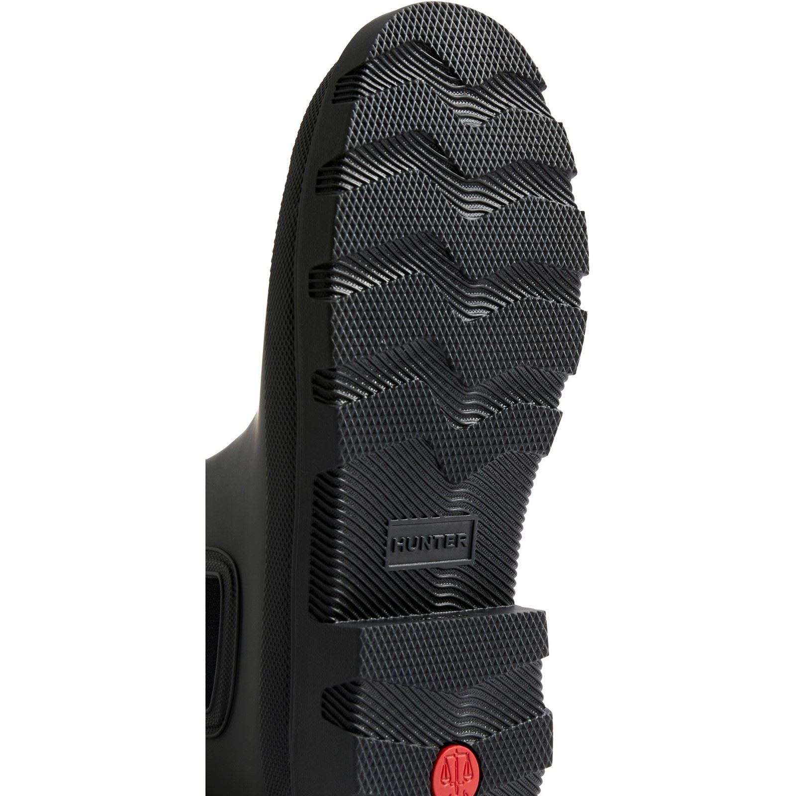 Hunter Downpour Bottes En Caoutchouc Noires Wellington