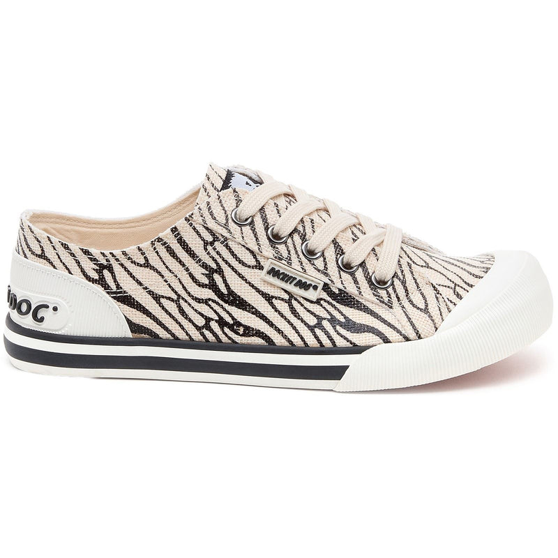 Rocket Dog Jazzin Wales Baskets De Sport En Coton Pour Femme, Noires