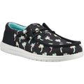 HEYDUDE Wally Funk Party Palm Chaussures Mocassins Homme En Coton Noir/Multicolore