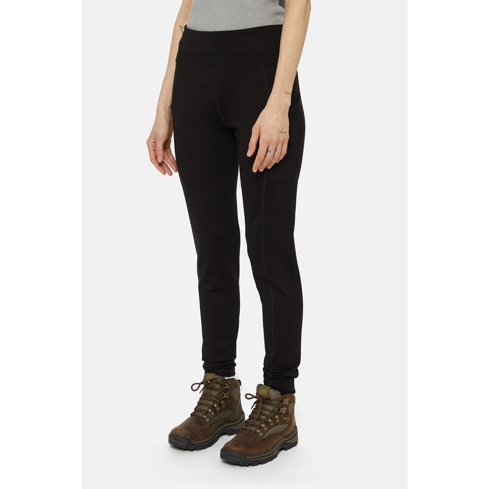 Dickies Double Pocket Legging Pantalons De Randonnée Pour Femmes Noirs En Viscose
