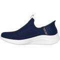 Skechers Ultra Flex 3.0 Easy Win Sneakers En Toile Pour Femmes De Couleur Marine