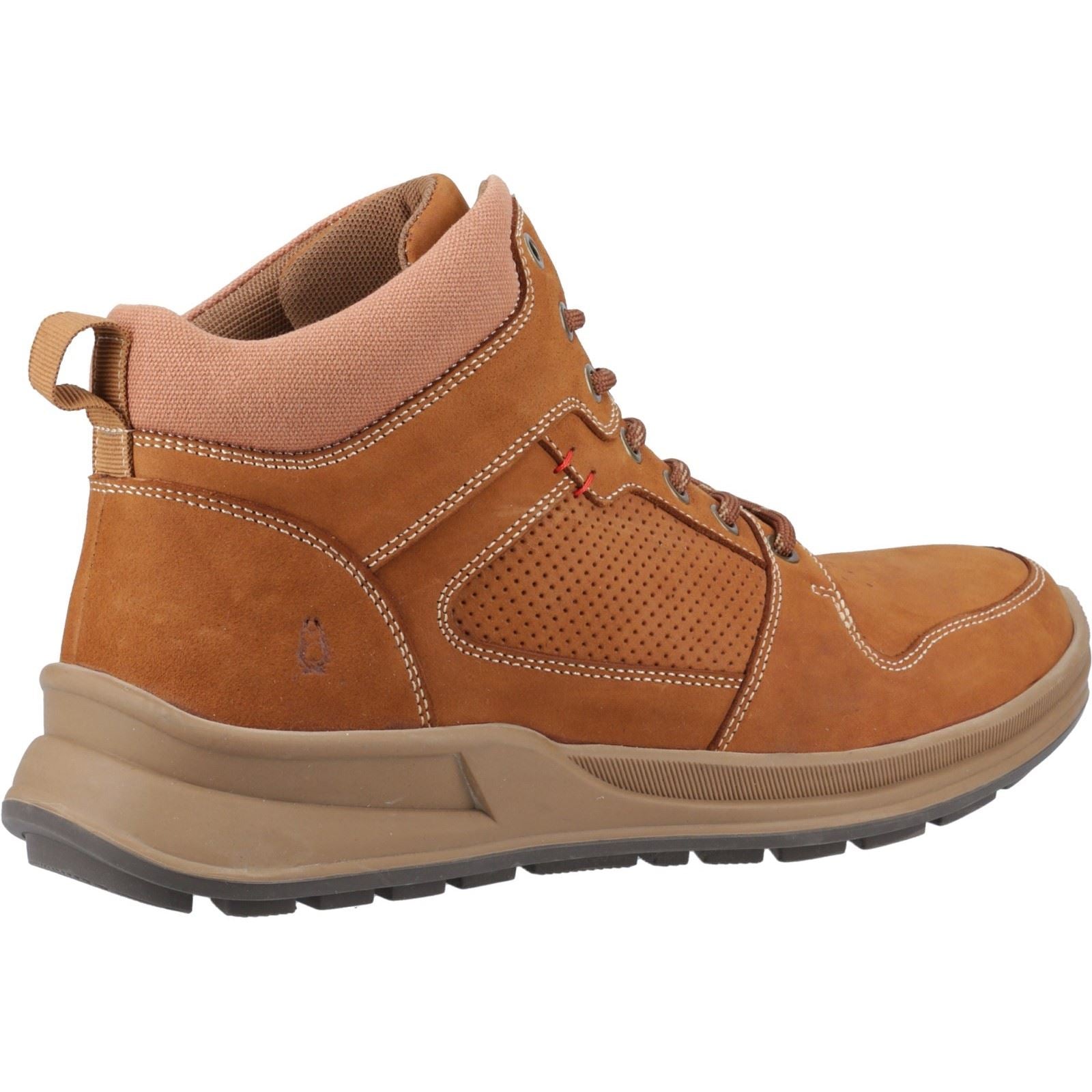 Hush Puppies Arnie Bottes En Cuir Marron Pour Homme