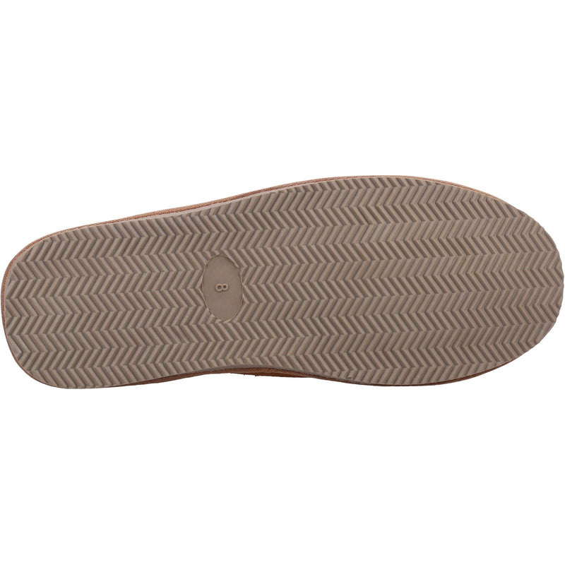 Hush Puppies Coady Chaussons Pour Hommes En Daim Couleur Beige