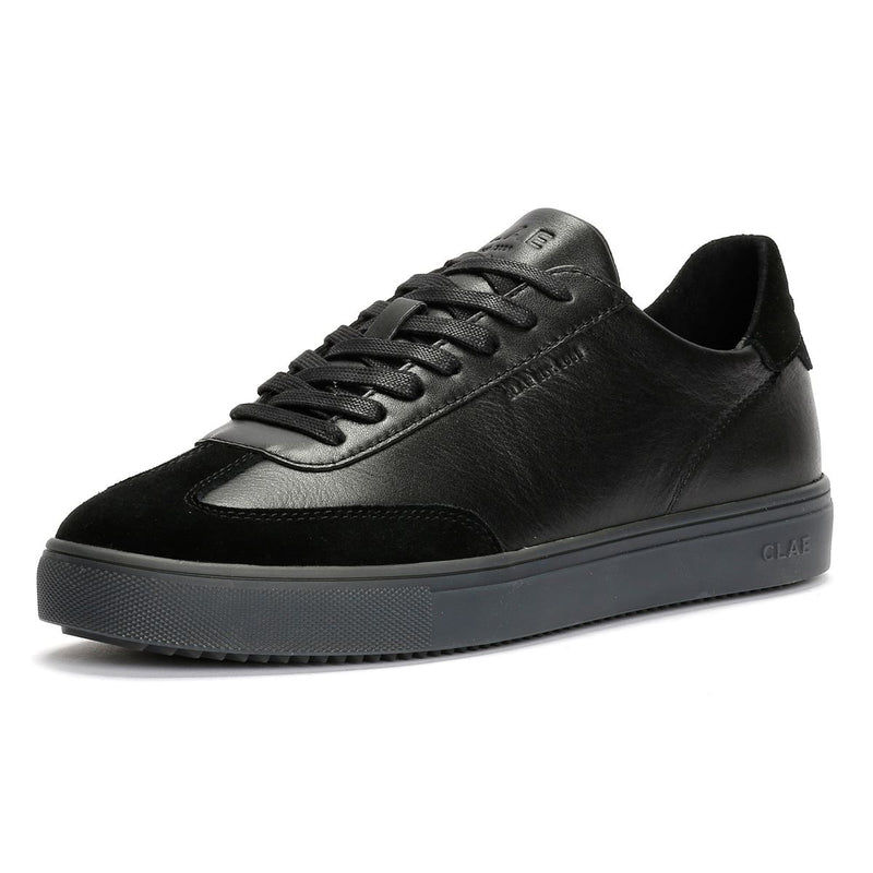 Clae Deane Baskets En Cuir Noir Pour Hommes