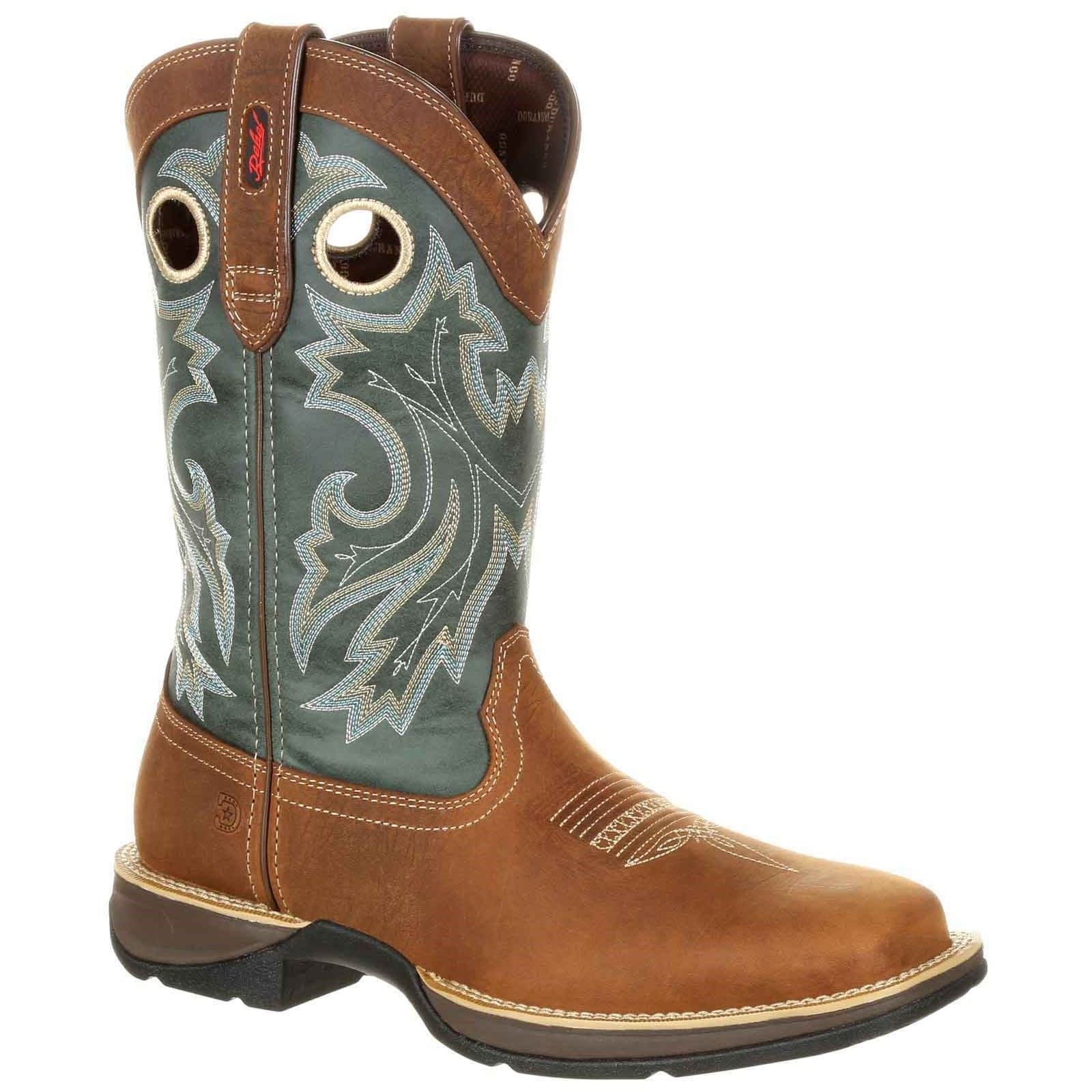 Durango Rebel Bottes En Cuir Pour Homme Saddlehorn/clover