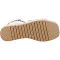 Hush Puppies Jemma Espadrille Sandales Pour Femmes En Polyuréthane Fuchsia