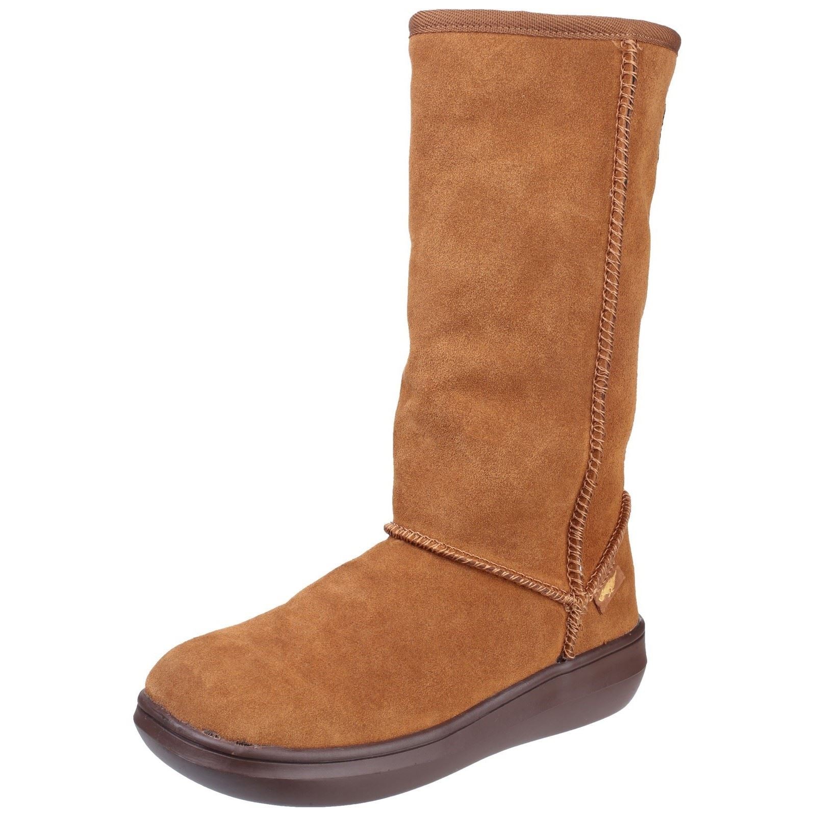 Rocket Dog Sugardaddy Bottes Pour Femmes En Daim Coloris Châtaigne.
