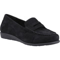 Hush Puppies Shelby Femmes Suédoises Mocassins Noirs