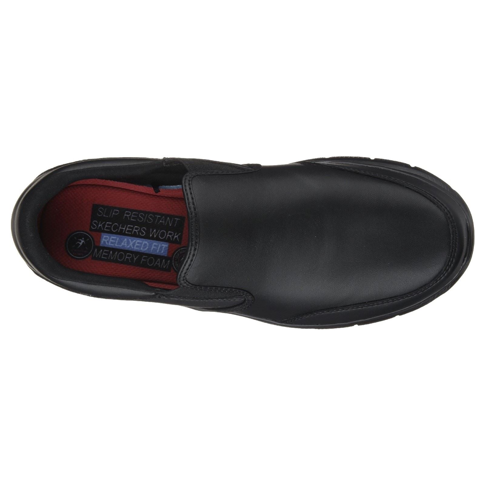 Skechers Workwear Flex Advantage Chaussures De Sécurité Noires En Synthétique Pour Hommes