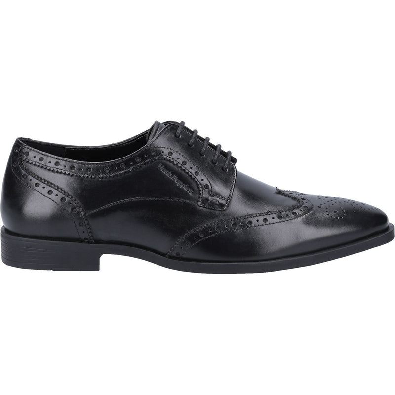 Hush Puppies Elliot Chaussures Richelieu Pour Hommes En Cuir Noir